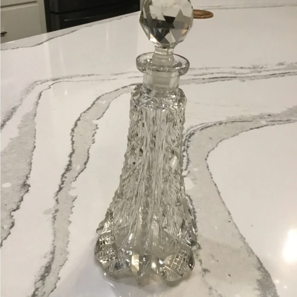 Vintage European Crystals Bottle - Picture 3 of 10